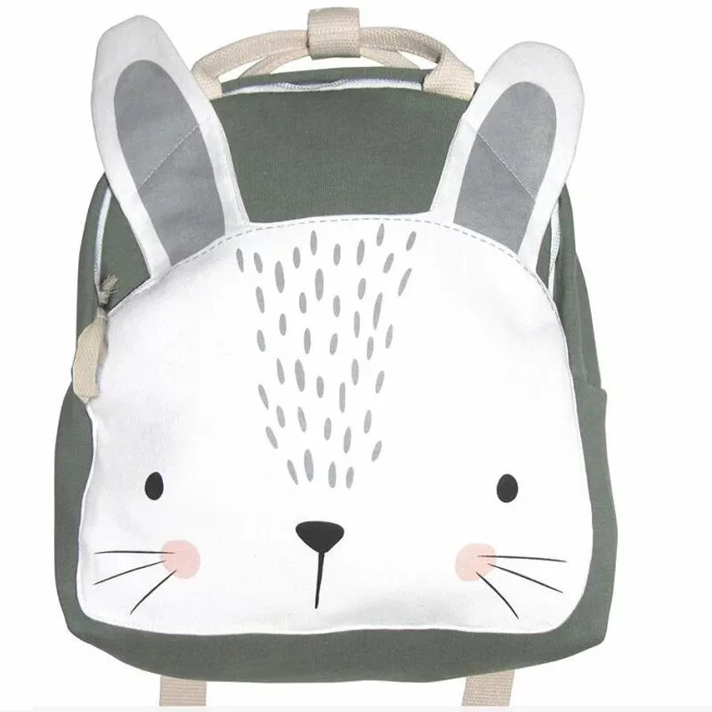 Sac à Dos Mignon avec Lapin de Dessin Animé pour Enfant Fille et Garçon, Design d'Animaux, pour la Maternelle