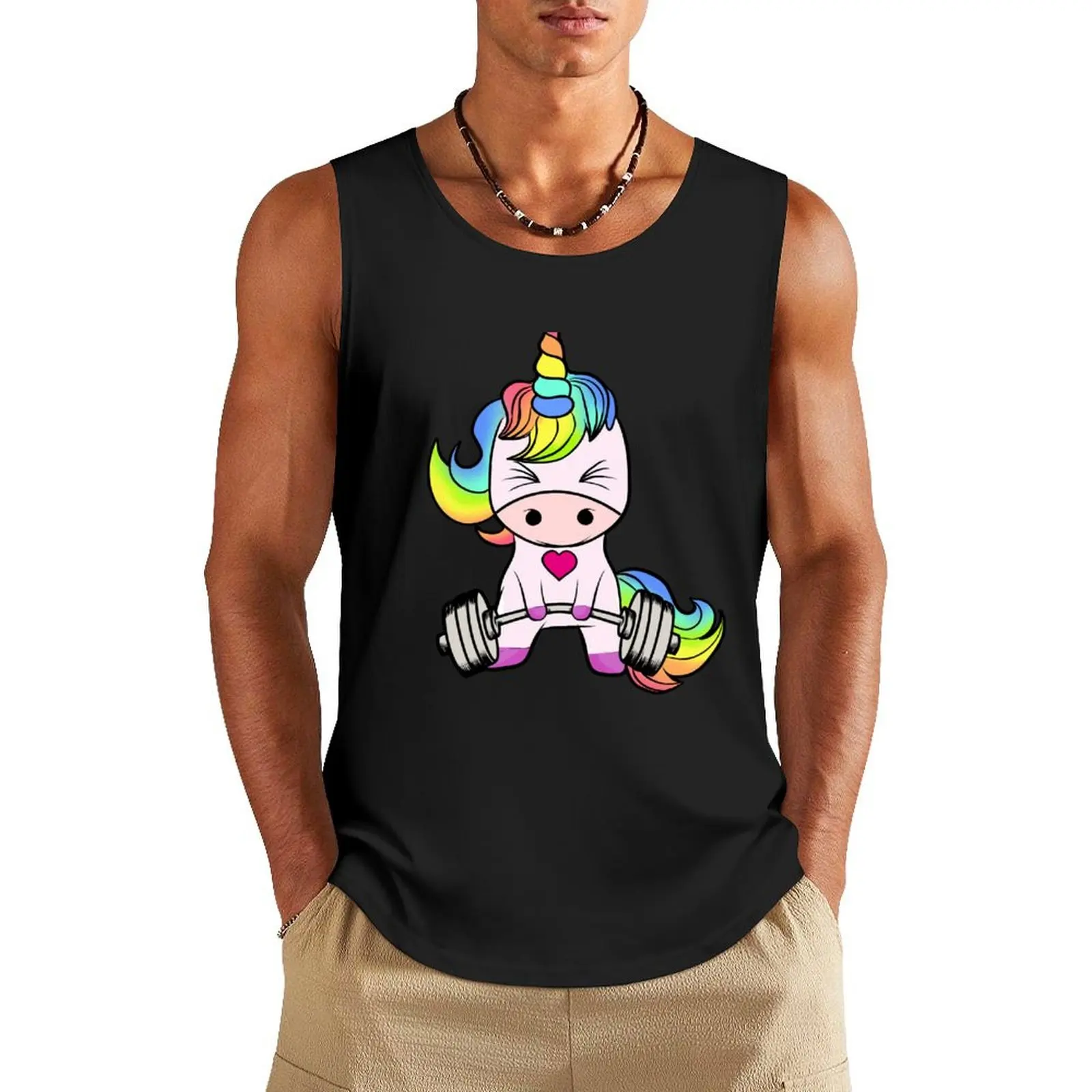 

Unicorn Weightlifting Tank Top Men's summer clothes bodybuilding men clothes sleeveless vest men training weight vest