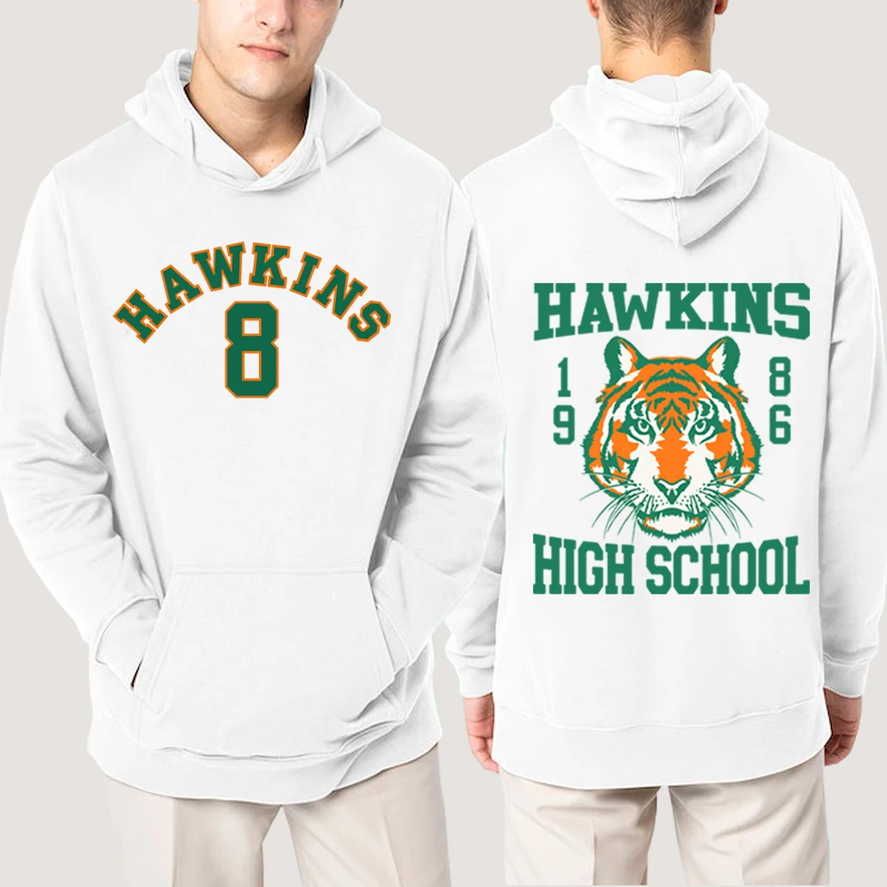

Hawkins High Youth Hoodie Man Woman Harajuku Long Sleeve Pullover Tops Sweatshirt Gift