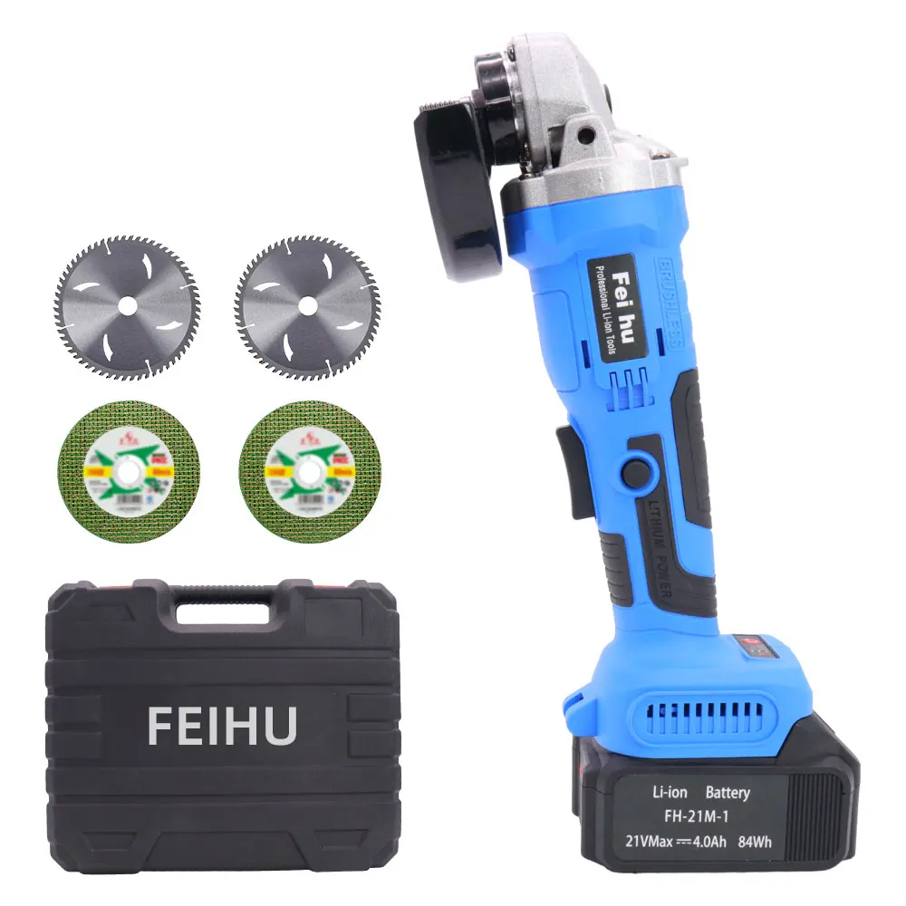 Zhejiang Electric Brushless Cordless Angle Grinder Wrench New Type Lithium Industrial & DIY Grade Grinder