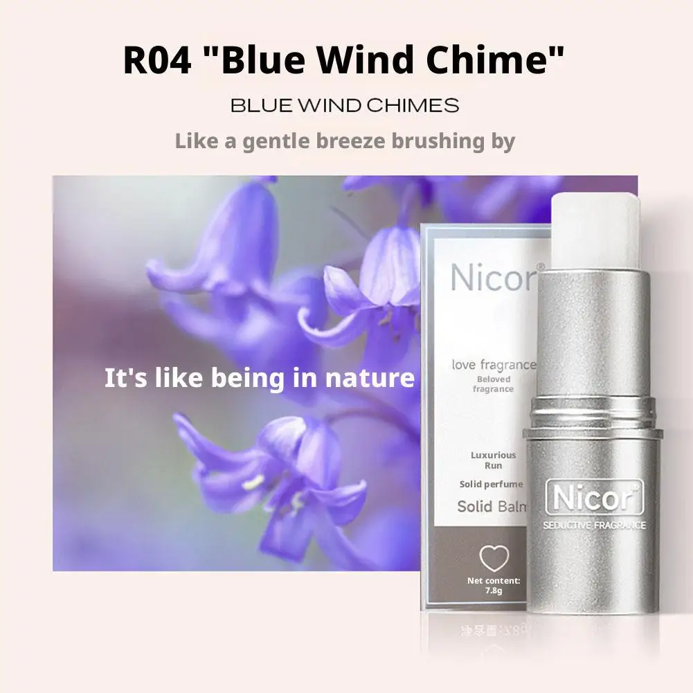 Roller Ball Pheromone Oil Refreshing Long Lasting Scent Solid Portable Perfume Love Balm Natural Fresh K0O8