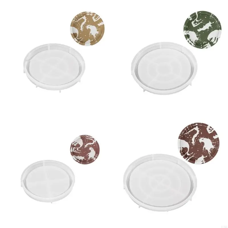 

R3MC круглые формы для цементных лотков, формы для тарелок для литья из смолы, ремесленные украшения