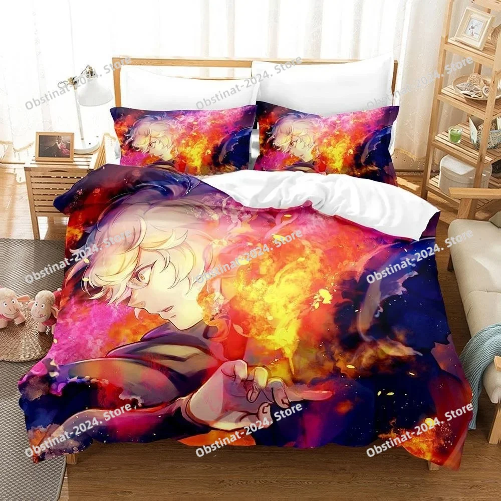 3D Hell's Paradise Jigokuraku Bedding Set Printed Bed Set Duvet Cover Sheet Pillowcase Bed Soft Quilt Cover Full Queen King Size