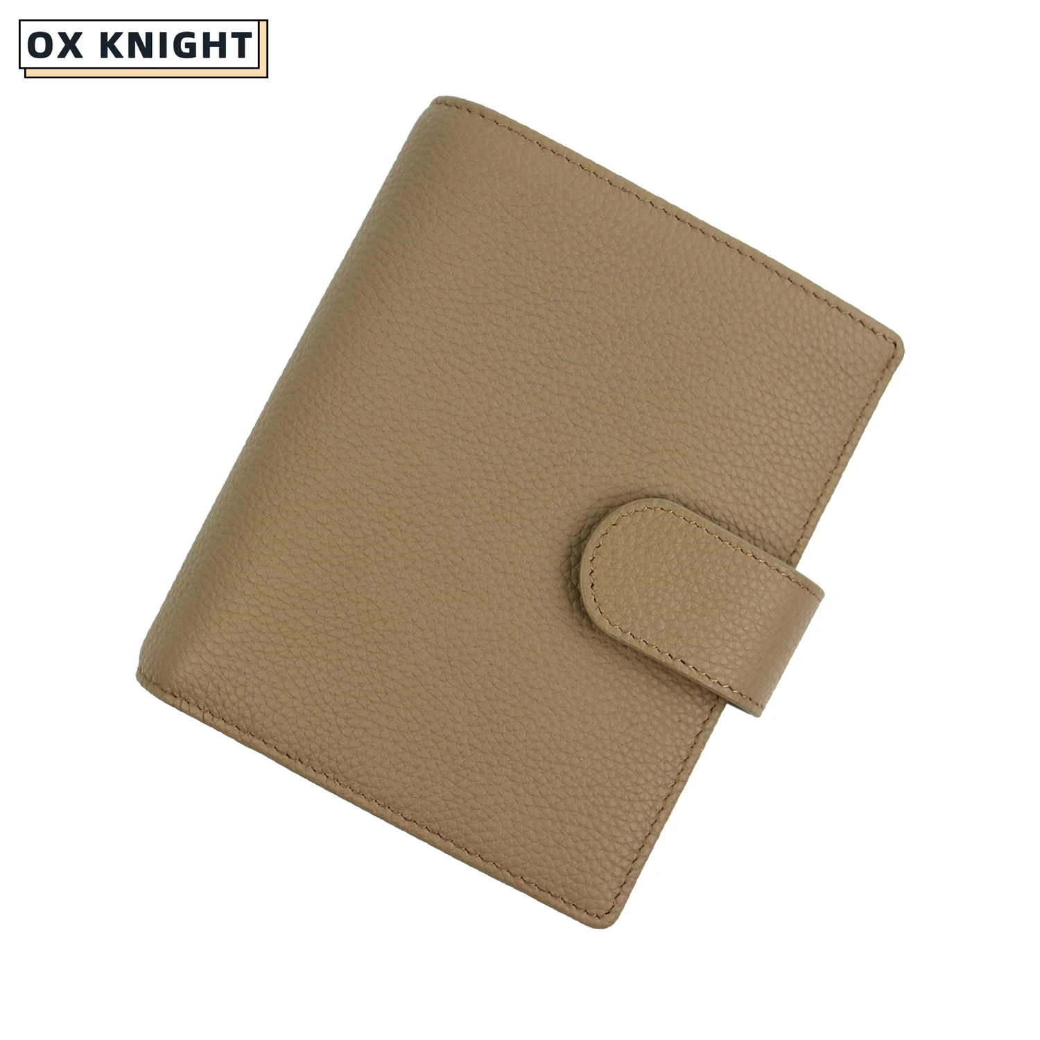 OX KNIGHT Genuine Original Travelers Notebook Top Layer Cowhide Pebbled Grain Business Notebook Diary Agenda Organizer Planner