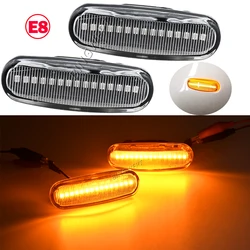 Dynamic LED Side Marker Light Repeater Lamp For Fiat Panda 169 Grande Punto Multipla Doblo Fiorino Linea Idea Stilo Multi