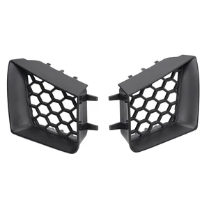 Obere vordere Stoßfängernetz für Sitz Ibiza Cordoba, linke und rechte Ersatzraster, Matte Schwarz, 6L, 2002-2009, 2 Stücke 10 Hauptverkäufe Ibiza 6L Grill - №7