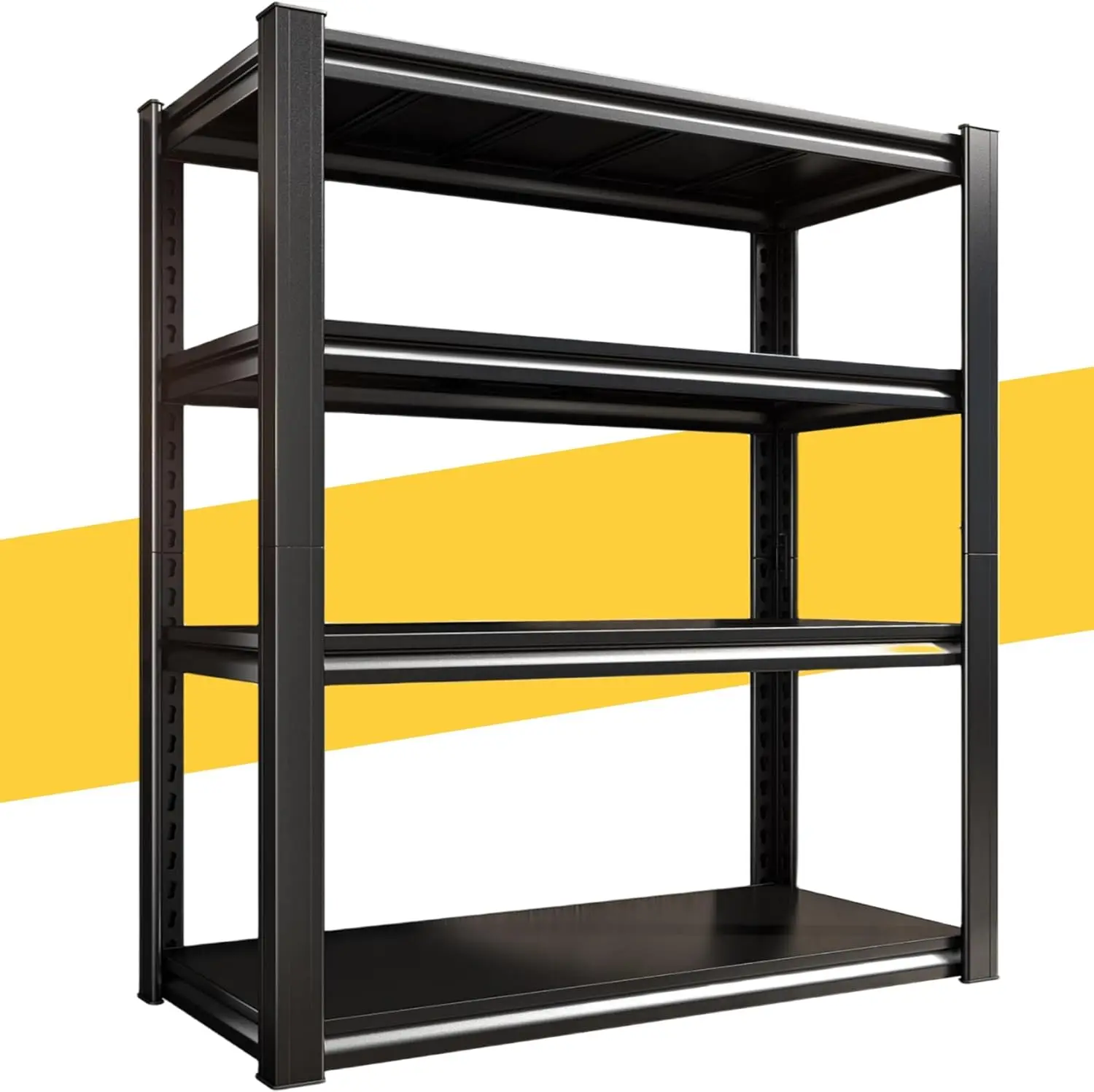 

Raybee 40" Wide Garage Shelving Heavy Duty, Garage Storage Shevles Heavy Duty Shelving, Adjustable 4 Tier Metal Shelving