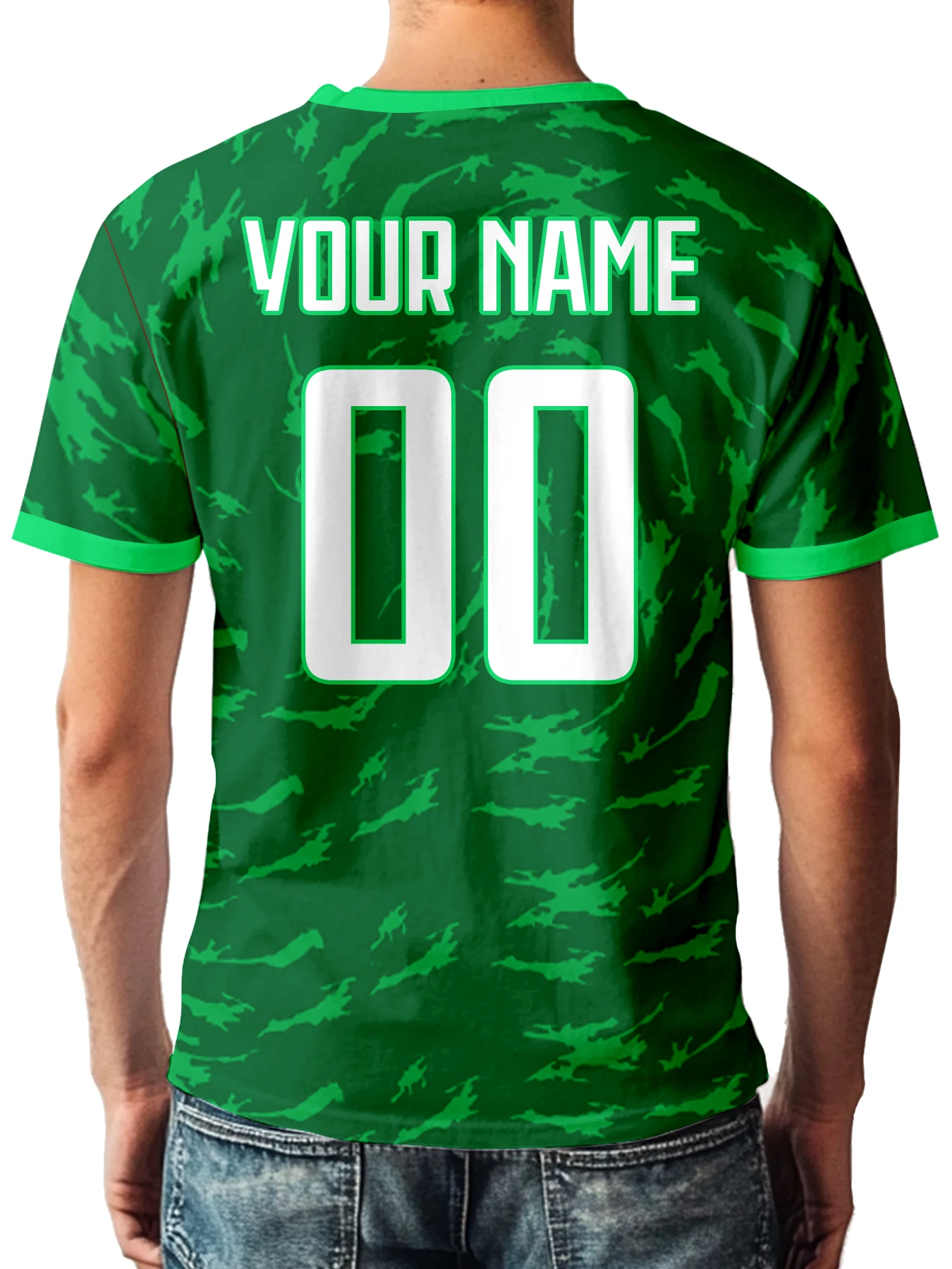 Custom Saudi Arabia National Team Soccer T-shirt for Men Se291cd2bfc42440f9a1ccef1e0ca3a56e