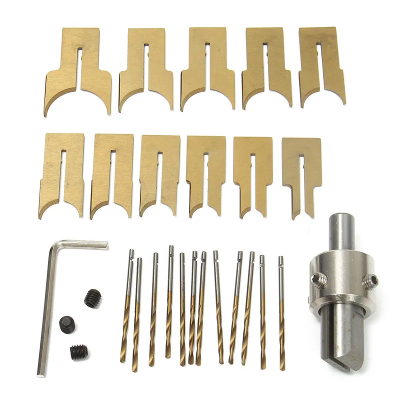 24pcs Alloy Ball Knife diy Woodworking Tools Wooden Beads Drill rosary Bead Molding 6/8/10/12/14/15/16/18/20/22/25mm