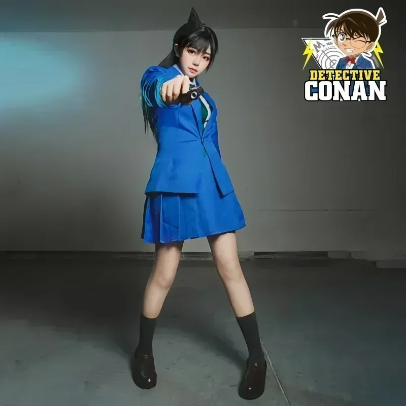 

New Anime Detective Conan Cosplay Conan Edogawa Costume Kudou Shinichi Suit Mouri Ran Outfits Performance Clothes Party Cos Prop