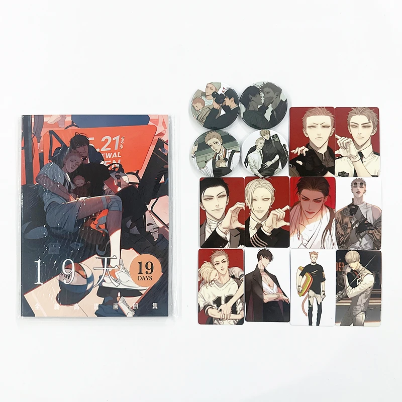 حامل أكريليك قديم من Xian مكون من 19 يومًا - شارة كتب الصور الفوتوغرافية Mo Guanshan He Tian وعنصر هدية تنكرية لبطاقة الصور