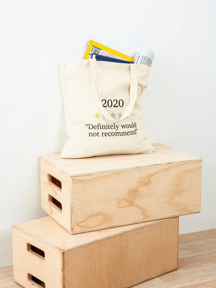 Funny 2020 One Star Rating - Would Not Recommend - 2020 Souvenir Tote Bag shopping bag canvas tote bags canvas tote