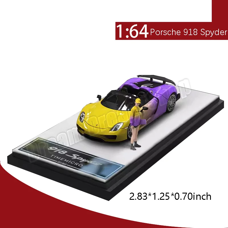 1:64 Porsche 918 Spyder Alloy Car Model Living Room Collection Decoration Holiday Toys for Boys Car Model Wholesale