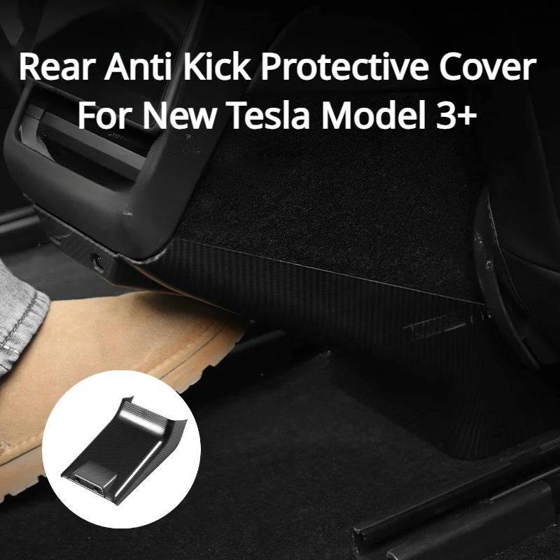 

Rear Anti Kick Protective Cover for New Tesla Model 3+ Highland 2024 ABS Rear Row Under Air Outlet Guard Board Car Accessories