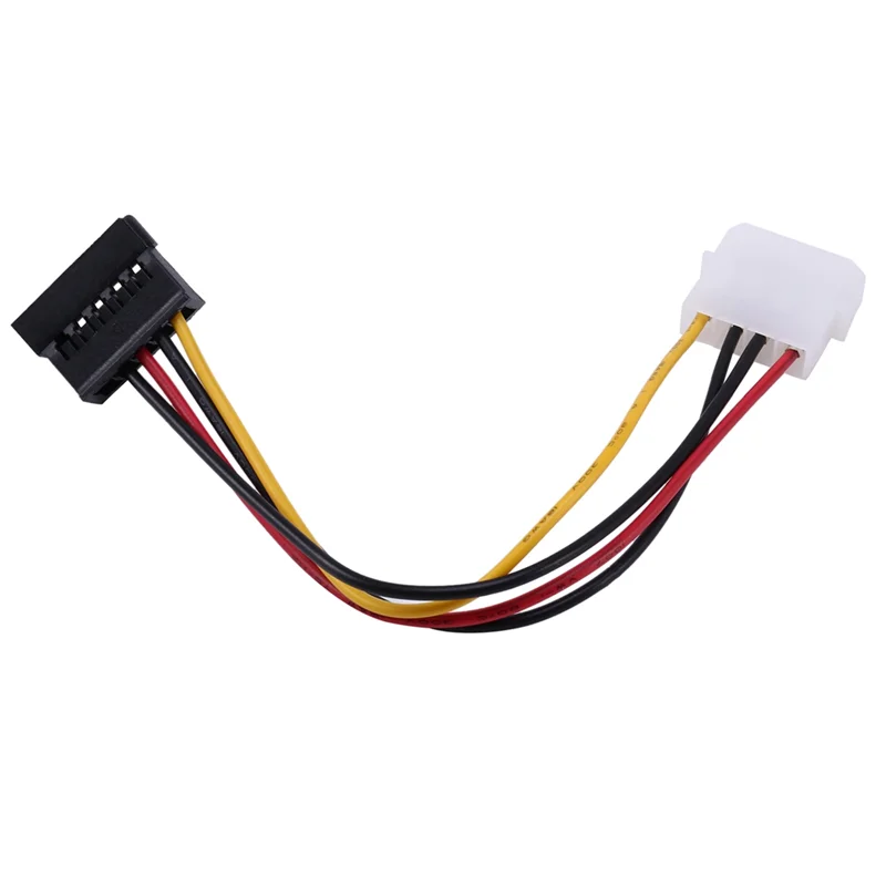 AB46-3X SATA Power Female To Molex Male Adapter Converter Cable, 6-Inch