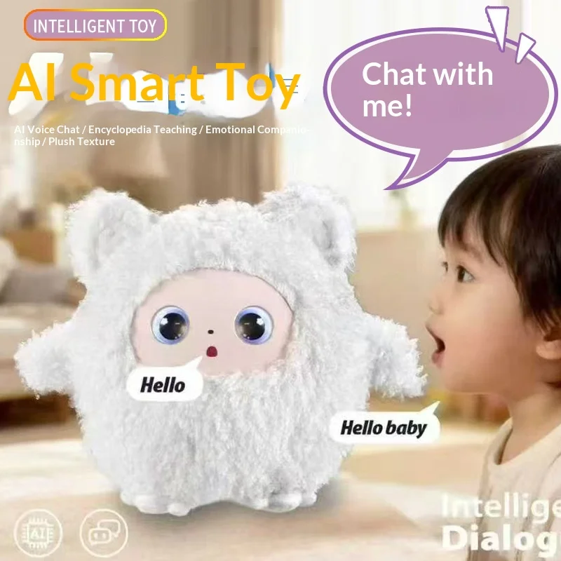 

Generic AI Interactive Plush Toy AI Smart Robot Electronic Pet Voice Dialogue Emotional Support Early Learning For Kids Toddlers