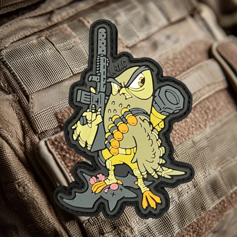 

Owl Patch Animal Tactical Morale Badge PVChook and Loop Military Backpack Clothing Decorative Accessory Sticker Armband