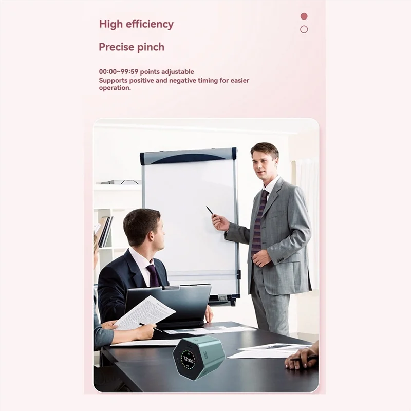 

A01F-куб продукта, бесшумный вибрационный цифровой стол, шестигранный магнитный флип-фокус, время фокусировки для офисных встреч, учебы заданий