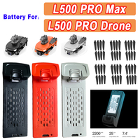 LYZRC Original L500 Pro Max Battery L500 Pro Drone Battery L500 Spare Propellers Drone Accessories Parts