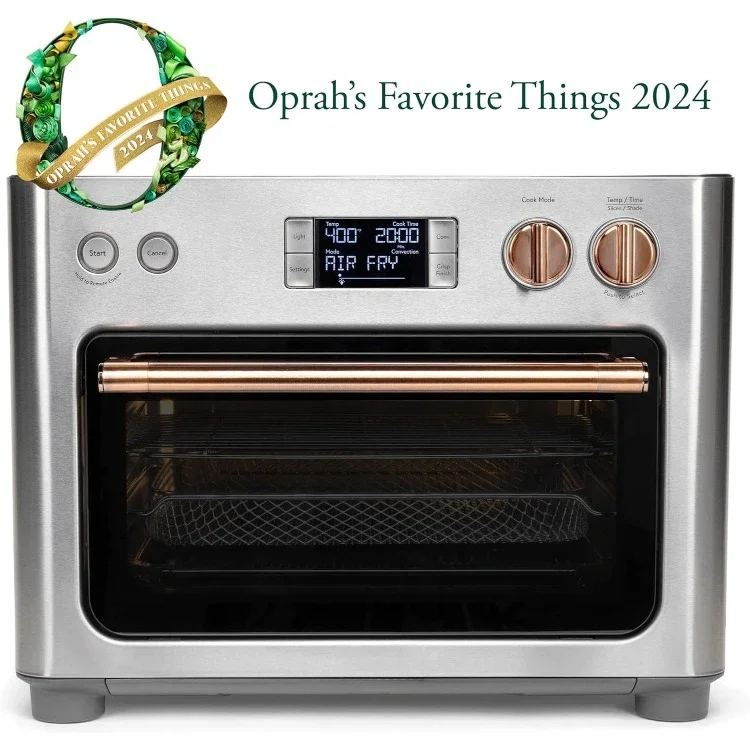 Couture Oven with 14 essential cooking modes, including Air Fry, CrispFinish, Bake, Broil, Roast, Toast, Pizza, WiFi & Smart