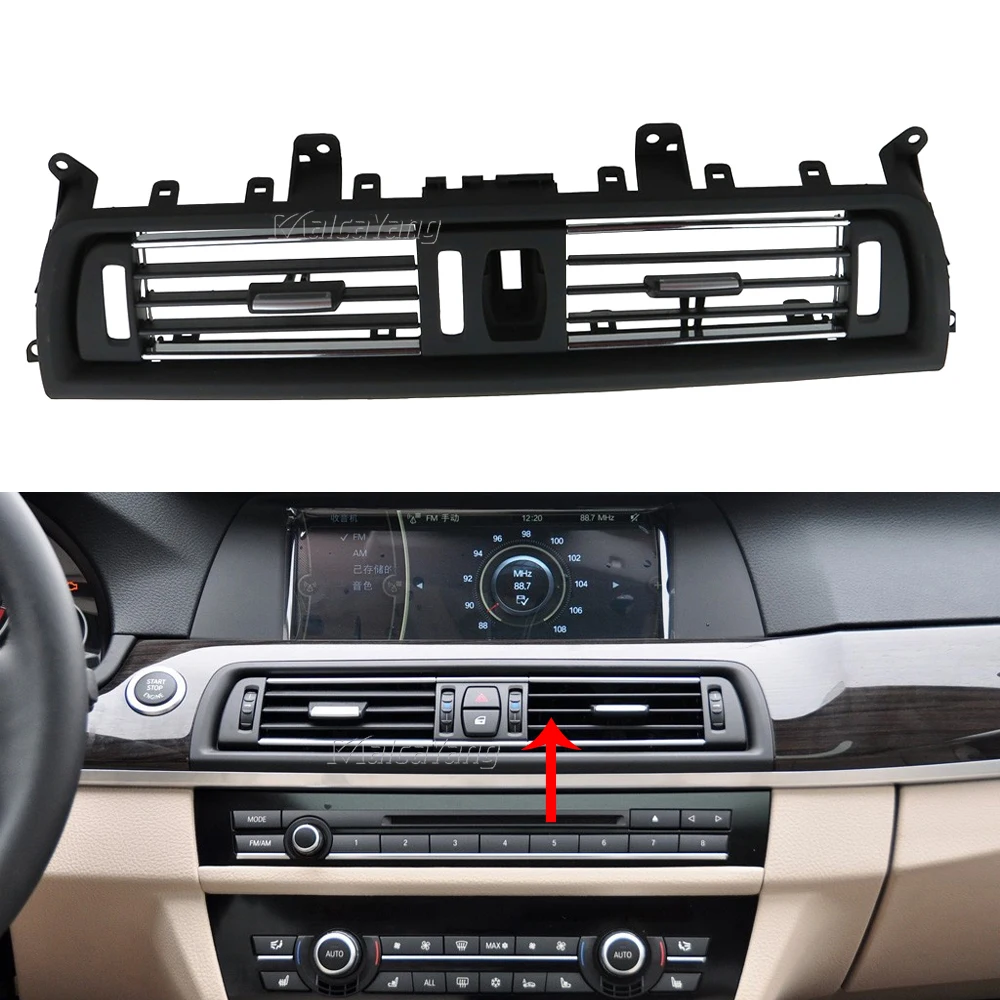 Frontkonsole Zentralgrill Dash AC Klimaanlage Entlüftung für BMW F10 F11 F18 520i 523i 525i 528i 535i 64229166885 64229209136