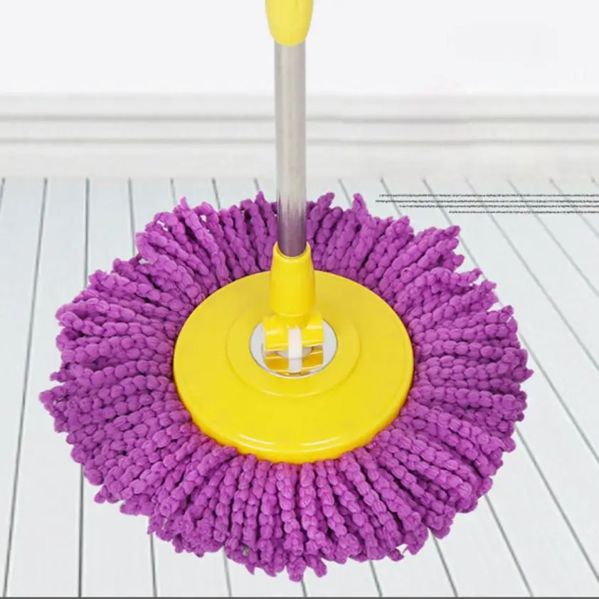 Universal Mop Head Refill Rotating Spin Mops Microfibers Round 16mm Mopping Head Microfiber Rag Mop Cloth Replacement Clean Tool