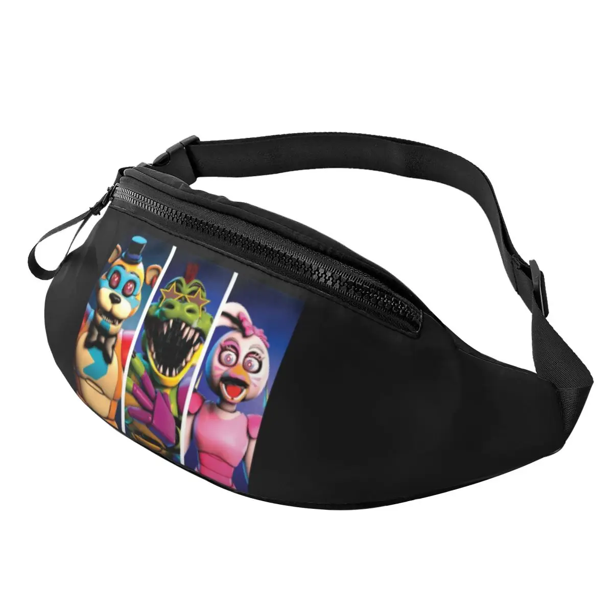 

Fnaf Security Breach Waist Bag for Women Men Crossbody Fanny Pack Running Phone Money Pouch