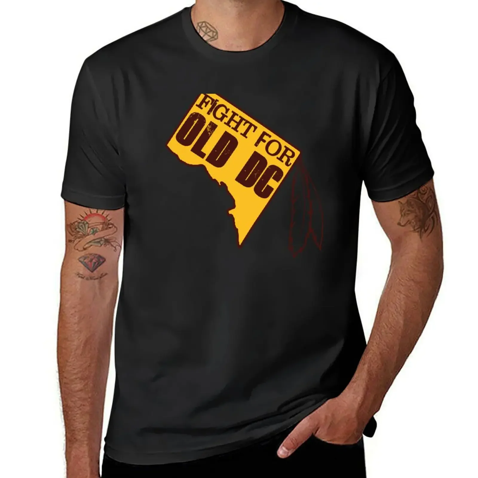 Redskins - Fight for Old DC T-Shirt sublime graphic t shirt vintage tops blacks mens plain t shirts