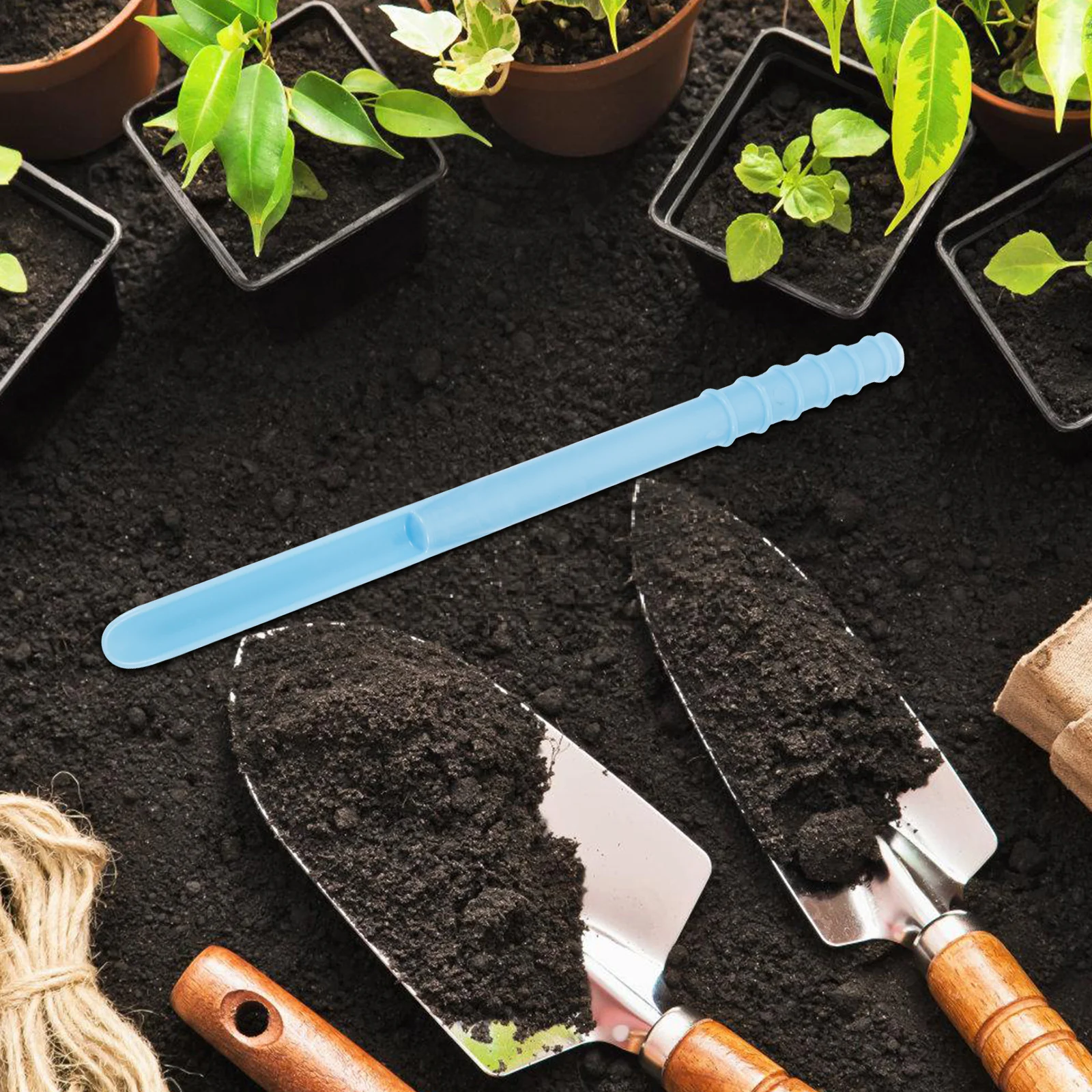 

2Pcs Multicolor Plastic Sowing Tool with Ergonomic Handle for Gardening Adjustable Portable Planter Dispenser