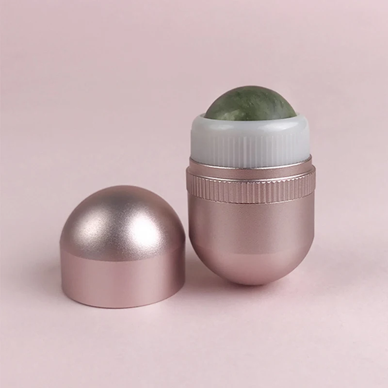 1pc mini eye massage ball with metal casing detachable Xiuyan jade roller massage tool