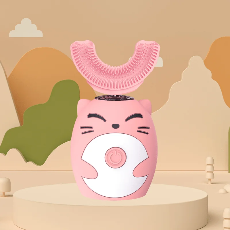 Зубная щетка Kids U-образная Sonic Smart Ультразвуковая зубная щетка Ступеньки Отбеливание зубов