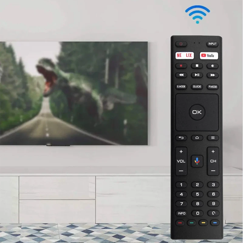 AEE7-Substituir RM-C3363 Control remoto para televisor LED JVC RM-C3363 LT-32KB208