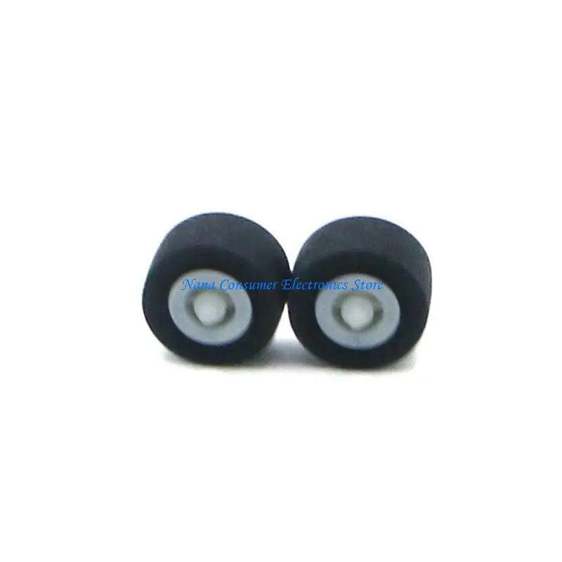 G7NE 5x Black Rubber Bearing Roller Guide Pulley Wheel Pinch Roller 13x6x2mm for  RS-CH770 RS-BX501