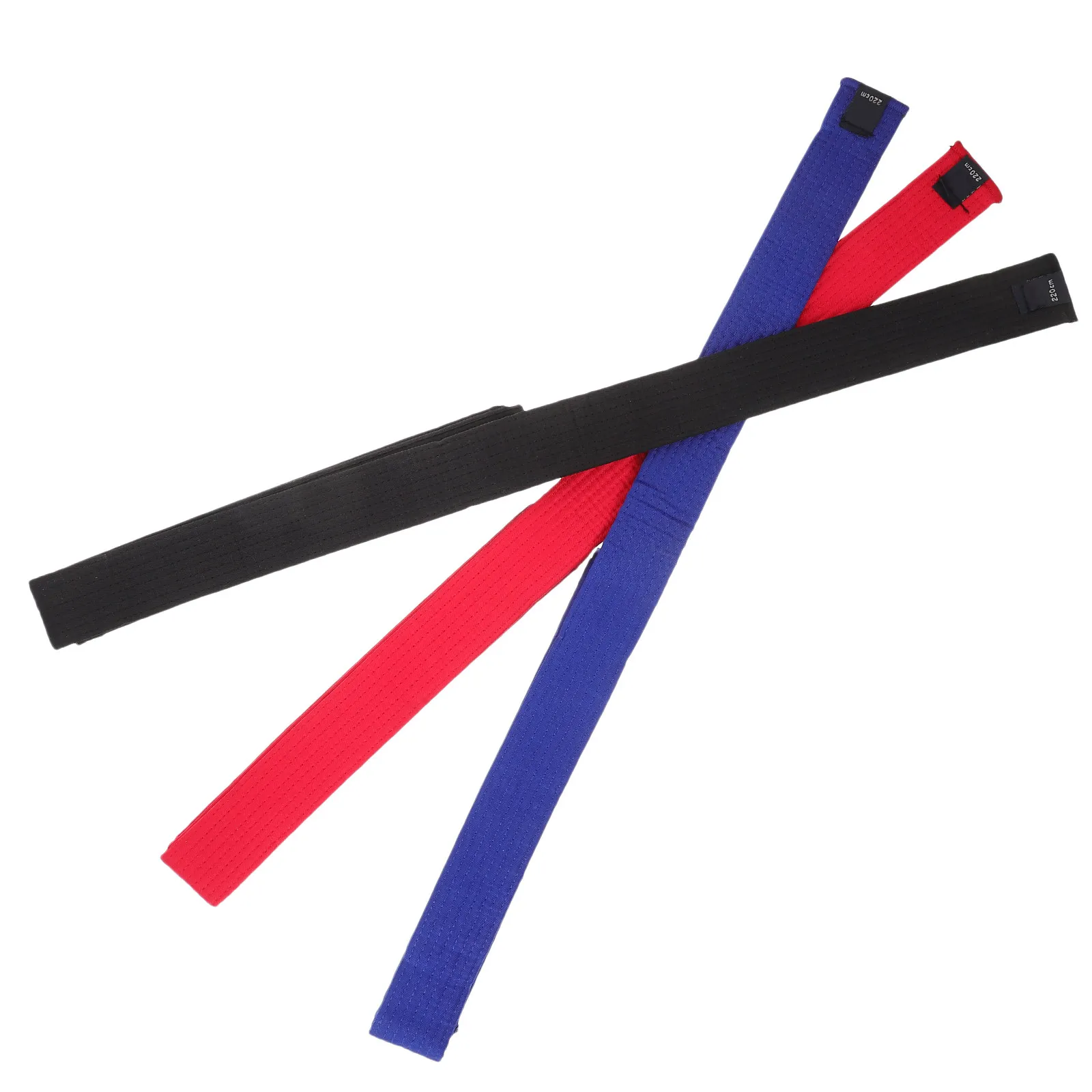 

Набор из 3 разноцветных поясов для карате и тхэквондо: высококачественные пояса для боевых искусств, портативные, легко чистящиеся