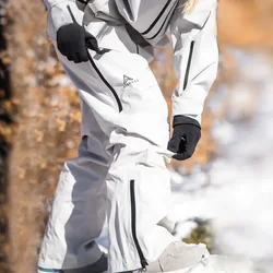 Pantalones de Snowboard a prueba de viento para hombre y mujer, traje de esquí de concha dura, babero deportivo en general, pantalones de sudor para esquí alpino al aire libre, nuevo, invierno, 2024