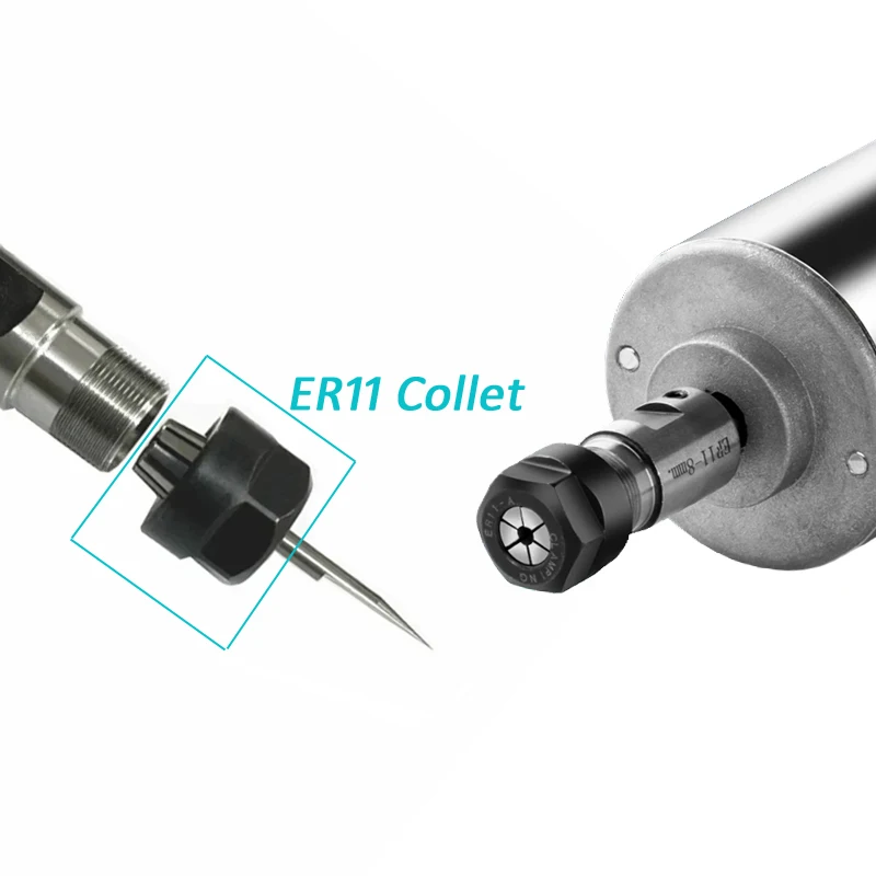 Pinza di bloccaggio PRTCNC ER11 per punte del Router della fresatrice per incisione CNC sul mandrino