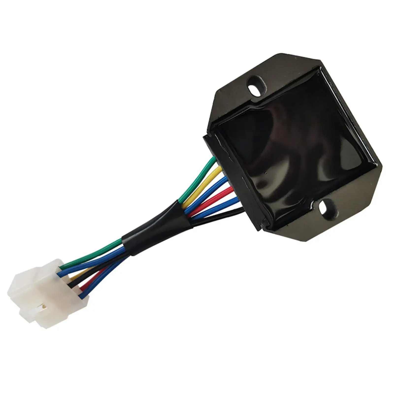 Voltage Regulator Rectifier Professional Black Replace Parts Supplies Sturdy 15351-64603 Accessories Compatible for Kubota