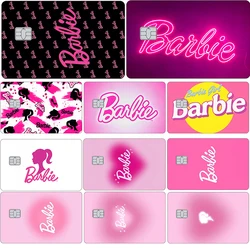 Cute Barbie Cartoon Laser Diy PVC Film Skin Stickers for Debit Credit Bank Card Protective Waterproof Self-adhesive Sticker Toys