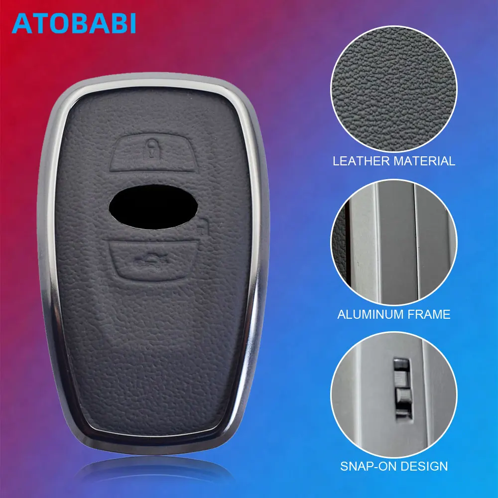 

Aluminum Alloy Car Key Cover Bag For Subaru Legacy BRZ XV Forester Impreza 2017 2018 2019 2020 Smart Remote Fobs Protector Cases