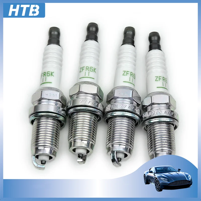 4pcs/lot 9807B-5617P ZFR6K11 Normal Spark Plug For Honda Accord Civic CR-V FR-V 2.0 2.3 3.0 L 9807B 5617P ZFR6K 11 9807B5617P