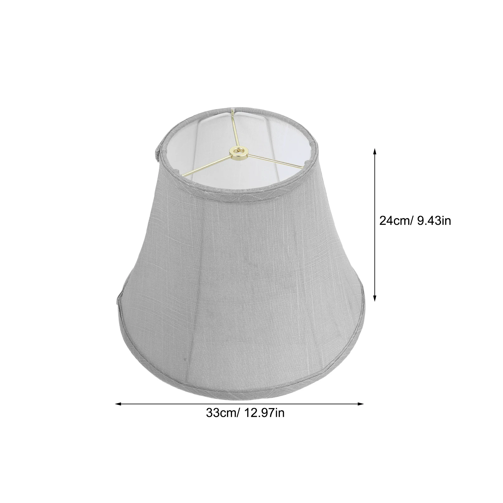 مدبب الكتان جرس عاكس الضوء هيكل قابل للطي غطاء عاكس الضوء الزخرفية غرفة المعيشة غرفة نوم المطبخ طاولة صغيرة مصباح أرضي #5