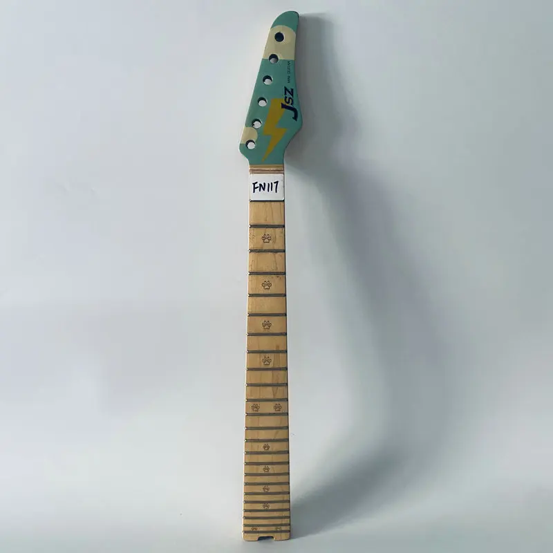 

FN117 Orginal JSZ MINI Guitar Electric Guitar Neck Trussrod From Neck Heel 24 Frets for Guitar Replace and DIY