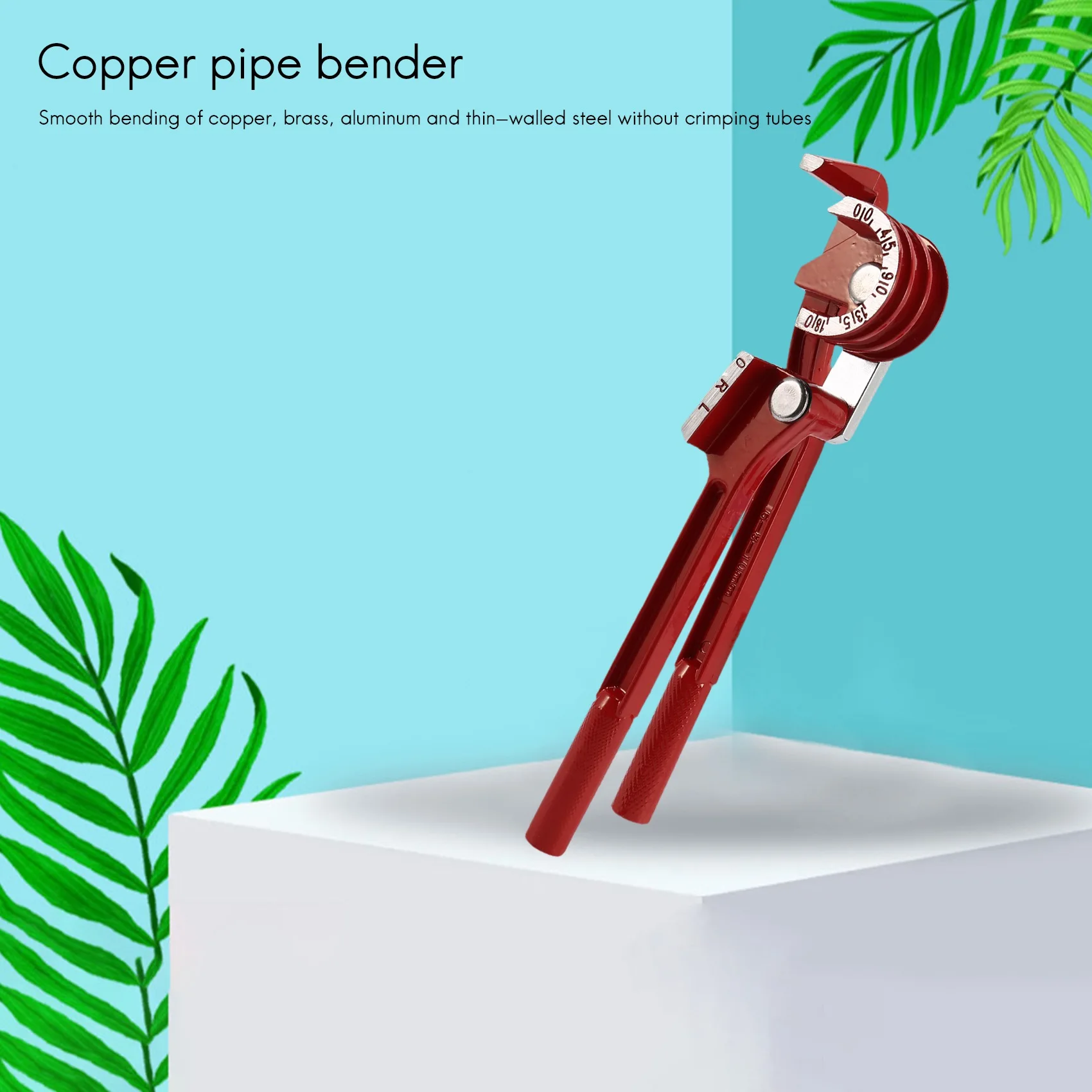 Copper Pipe Bending Pliers, Air Conditioning Pipe Aluminum Pipe, Suitable for 6mm 8mm 10mm Manual Pipe Bender