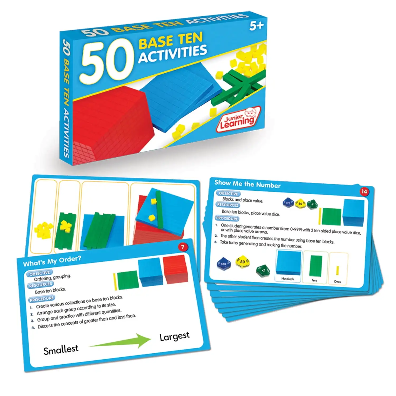 

Junior Learning 50 Base Ten Activities