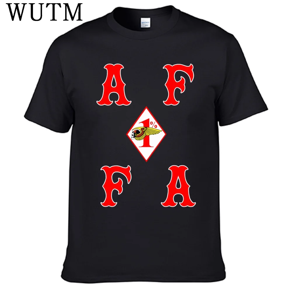 T-Shirt Moto Club 1% Affa 100% Cotone Per Uomo-image