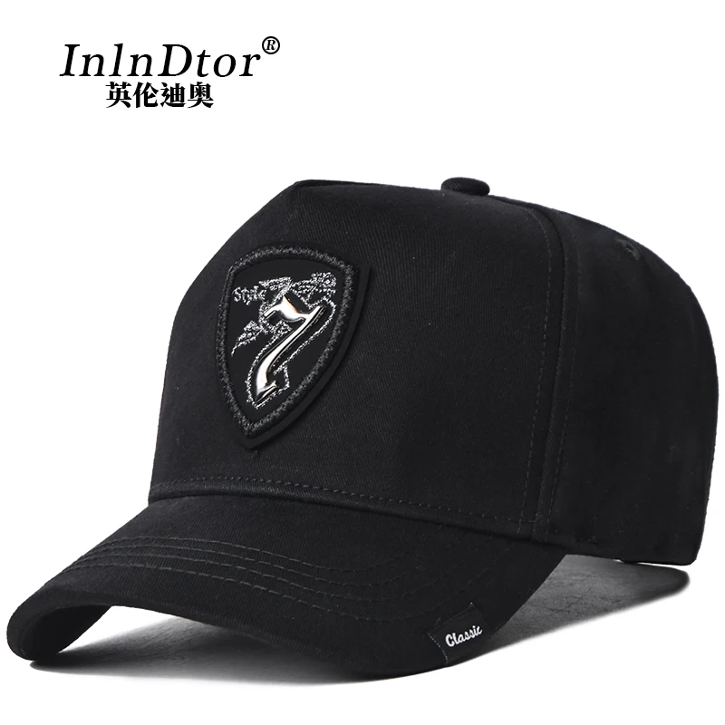 60-65 big head circumference high top baseball cap men show face small hat tide brand large size letters fishing cap