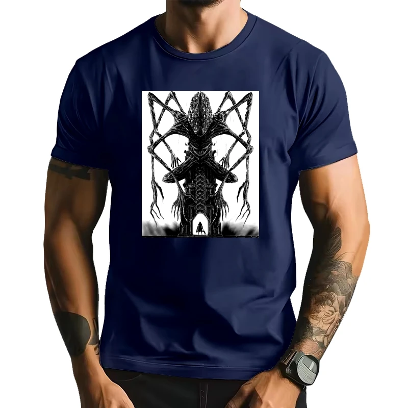 

Amygdala Man's TShirt Bloodborne Game Crewneck Short Sleeve Fabric T Shirt Funny High Quality Birthday Gifts