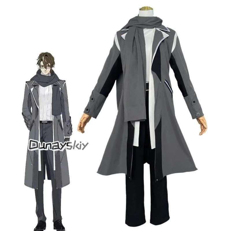 يانغ فيلت تأثيري لعبة ستار السكك الحديدية هونكاي زي رجل فيلت يانغ موحدة خندق البدلة شعر مستعار مجموعة شعر الزي اليومي للحفلات