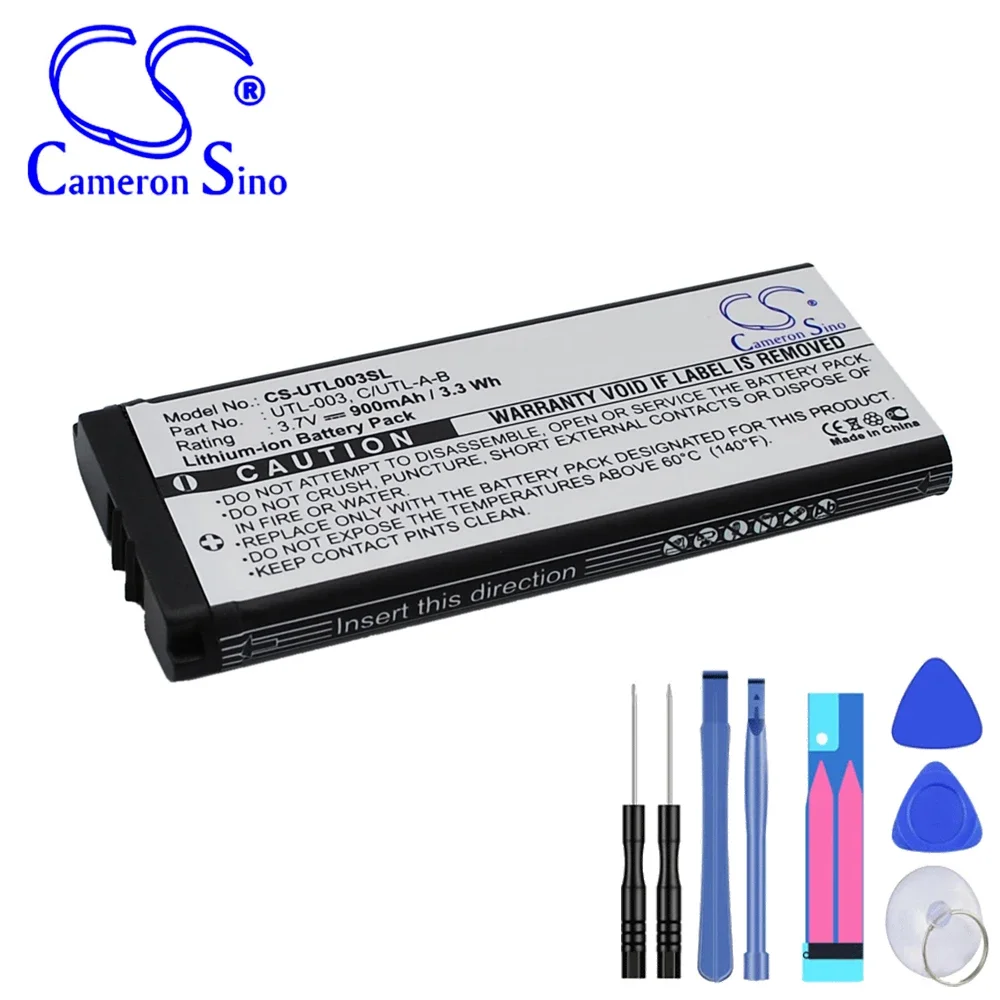 Game Console 900mAh/3.33Wh Battery For Nintendo C/UTL-A-BP  UTL-003 DSi XL  UTL-001  DSi LL  DS XL Black 43g 3.70V