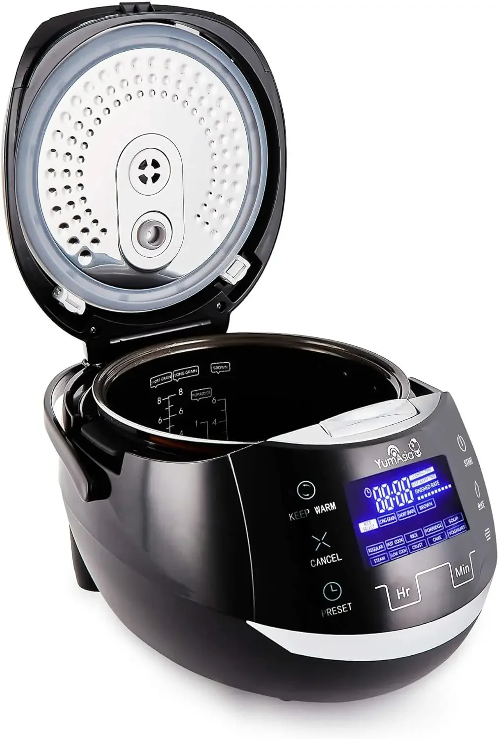 Sakura Rice Cooker with Ceramic Bowl and Advanced Fuzzy Logic (8 Cup, 1.5 Litre) 6 Rice Cook Functions, 6 Multicook Functions, M